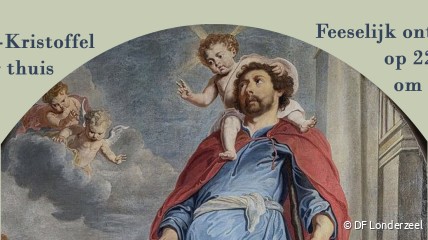 Plechtige onthulling van het gerestaureerde 17e eeuwse schilderij van Sint-Kristoffel