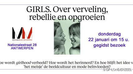 Tentoonstellingsbezoek (gegidst) in het MoMu: GIRLS op do 22 januari 2026